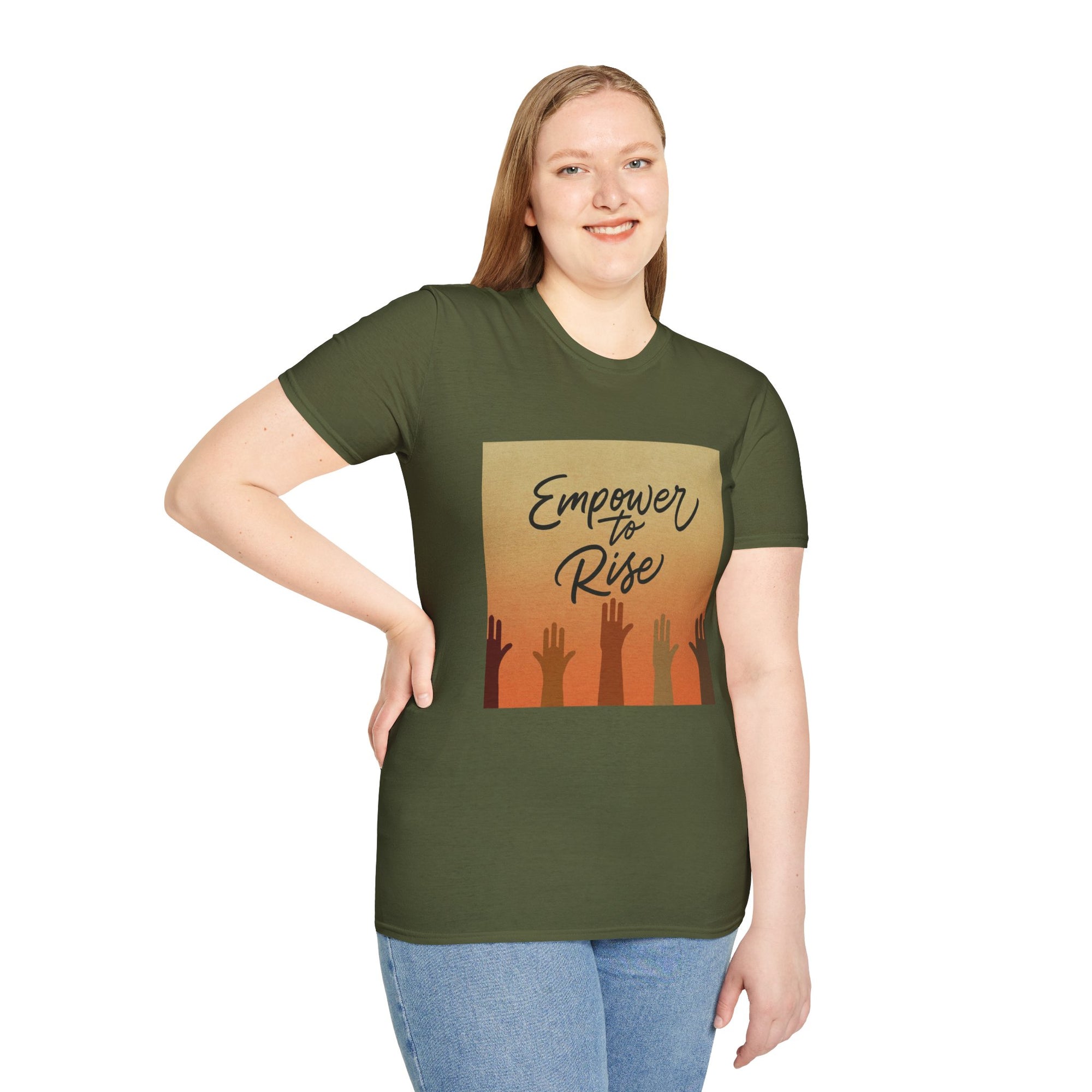 empoderar para levantarse Camiseta unisex Softstyle