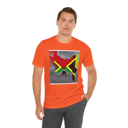 Camiseta de manga corta unisex Jersey para jamaicanos-canadienses