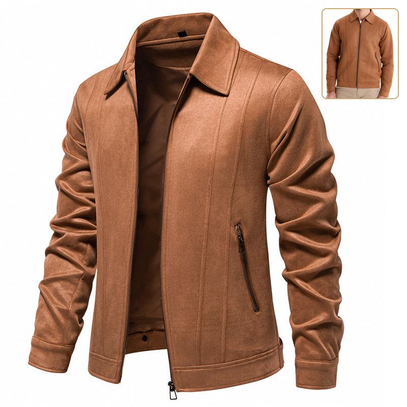 Classic and Timeless: Suede Coat for Men