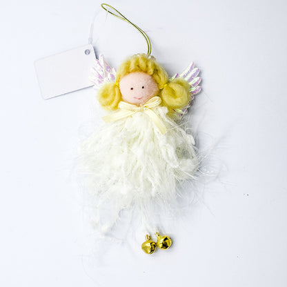 Christmas angel plush pendant