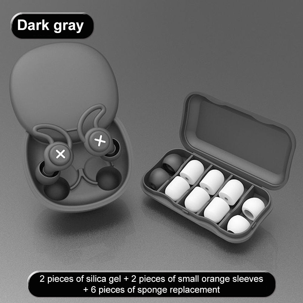 Silent Learning Special Silicone Sleeve Noise-cancelling Earplugs