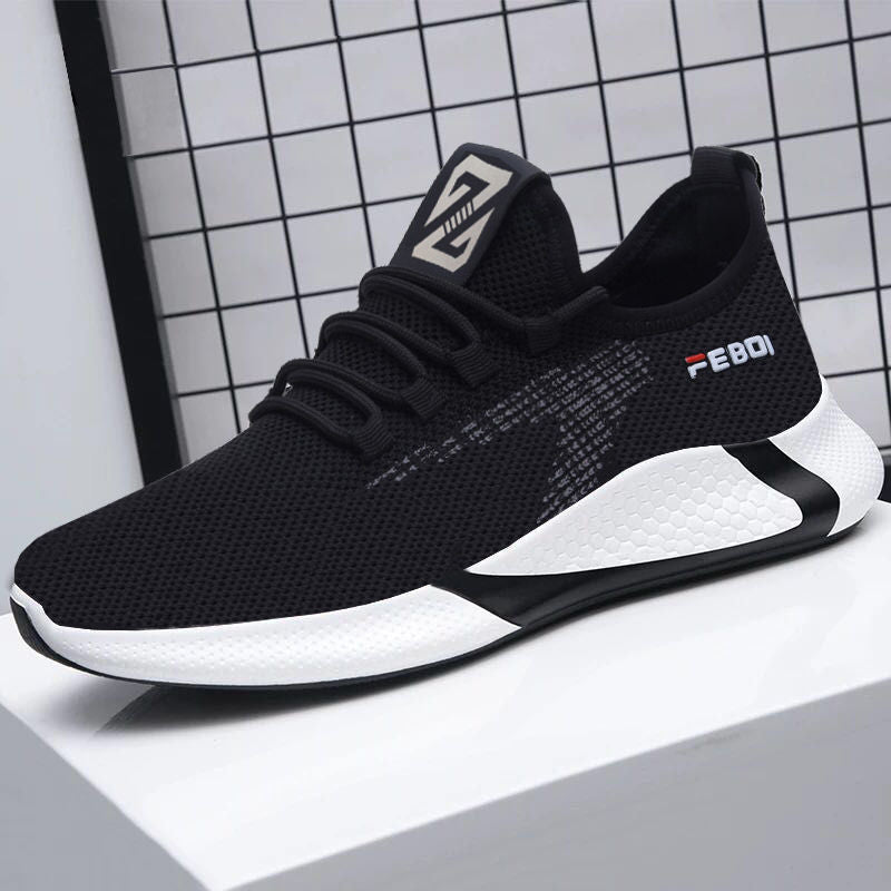 Men's Breathable Casual Shoes Plus Velvet Autumn Winter Sports Sneakers