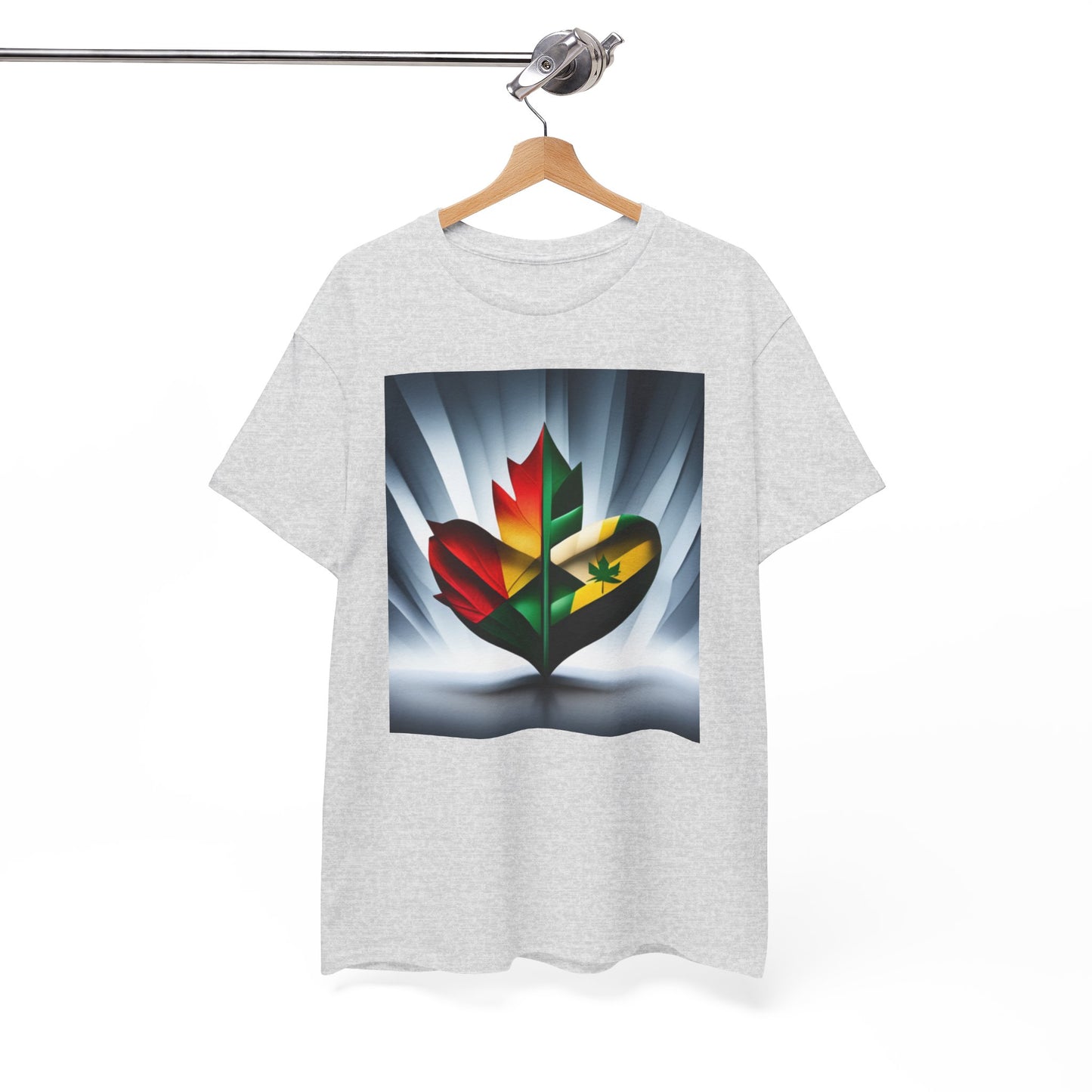 ¡Representa tu herencia con comodidad! 🇯🇲 Camiseta unisex de algodón pesado