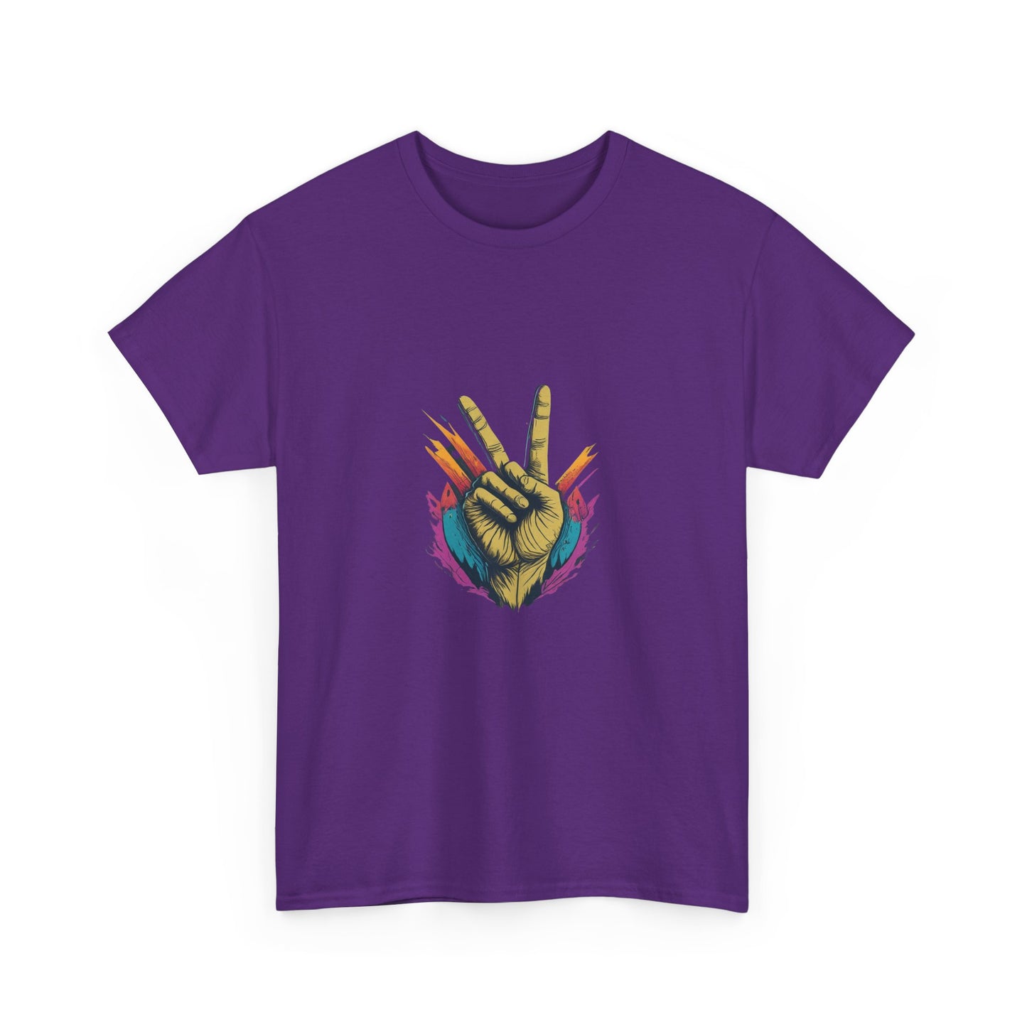 two fingers Unisex Heavy Cotton Tee