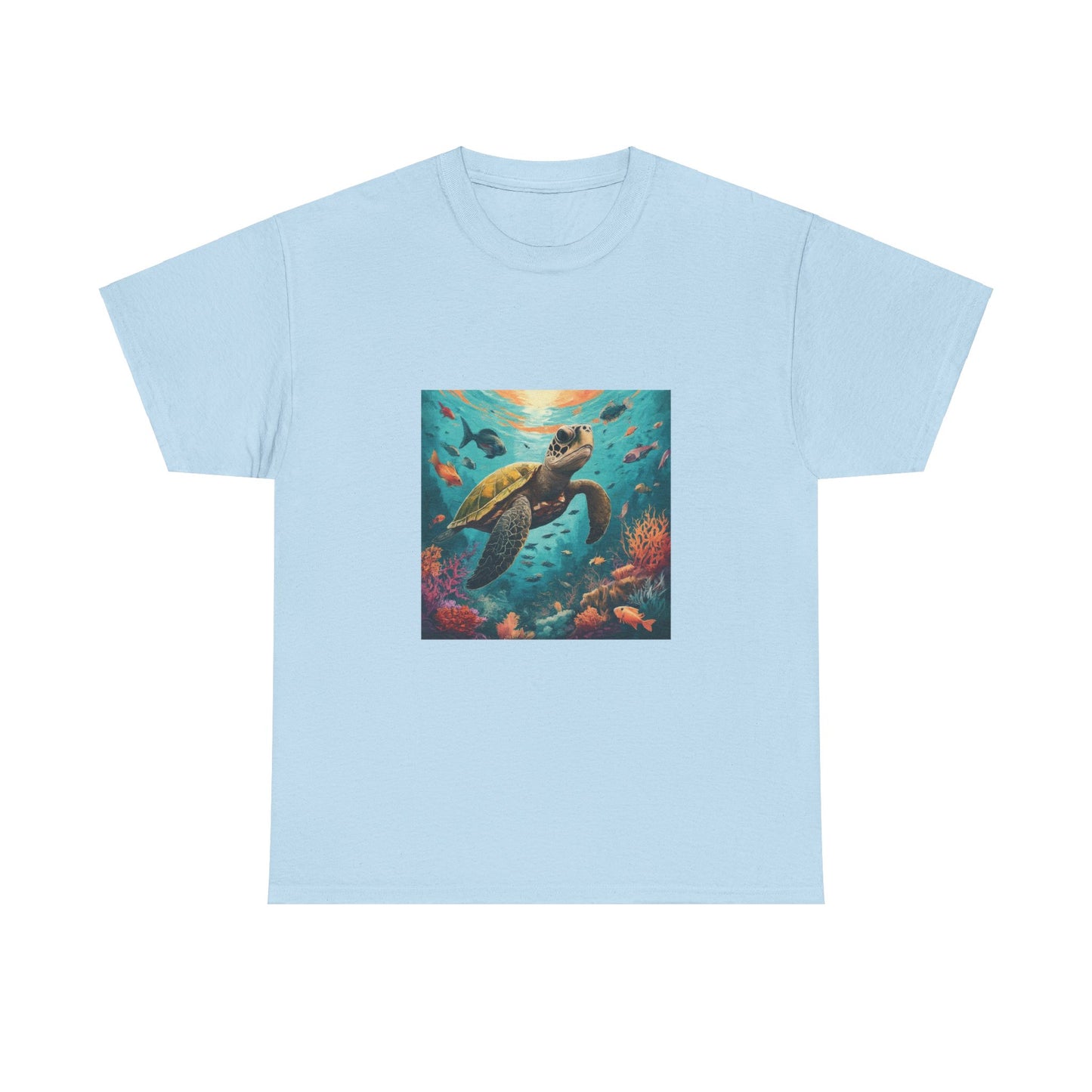 Camiseta con gráfico de tortuga Reef Rider