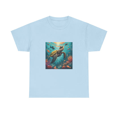 Camiseta con gráfico de tortuga Reef Rider