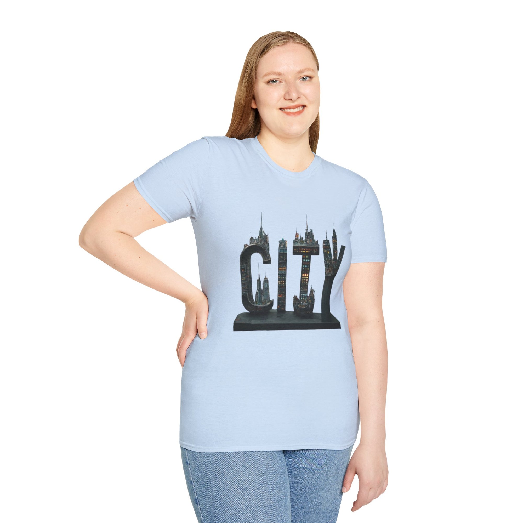 Camiseta unisex Softstyle city