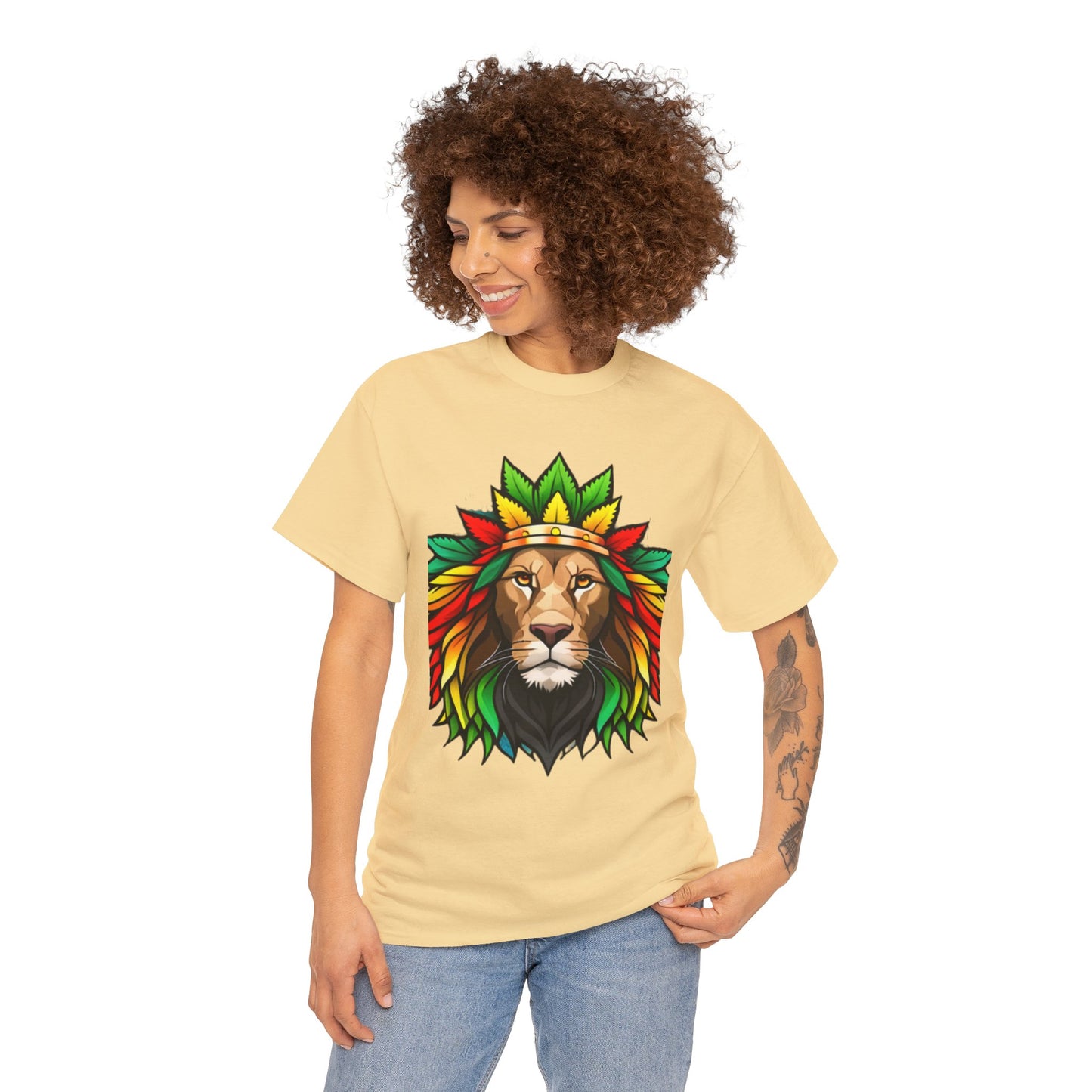 Camiseta Reggae Unisex de algodón pesado 