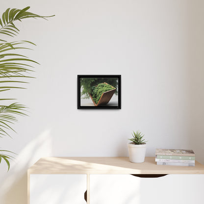 Sustainability and eco-consciousness Matte Canvas, Black Frame