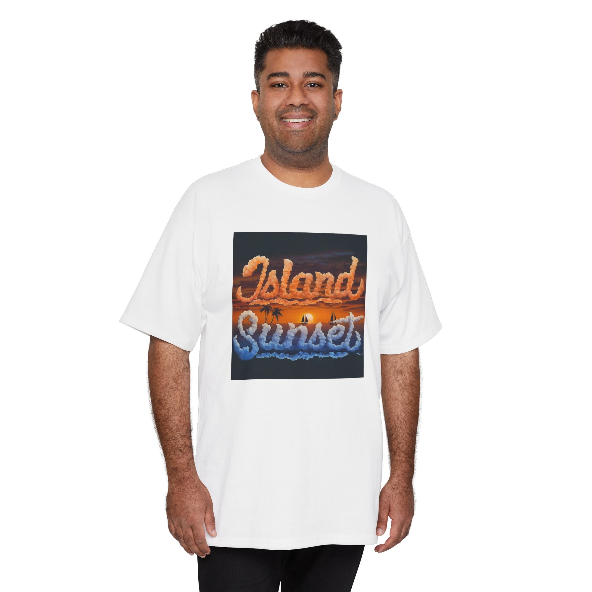 Island sunset Camiseta alta unisex Ultra Cotton®