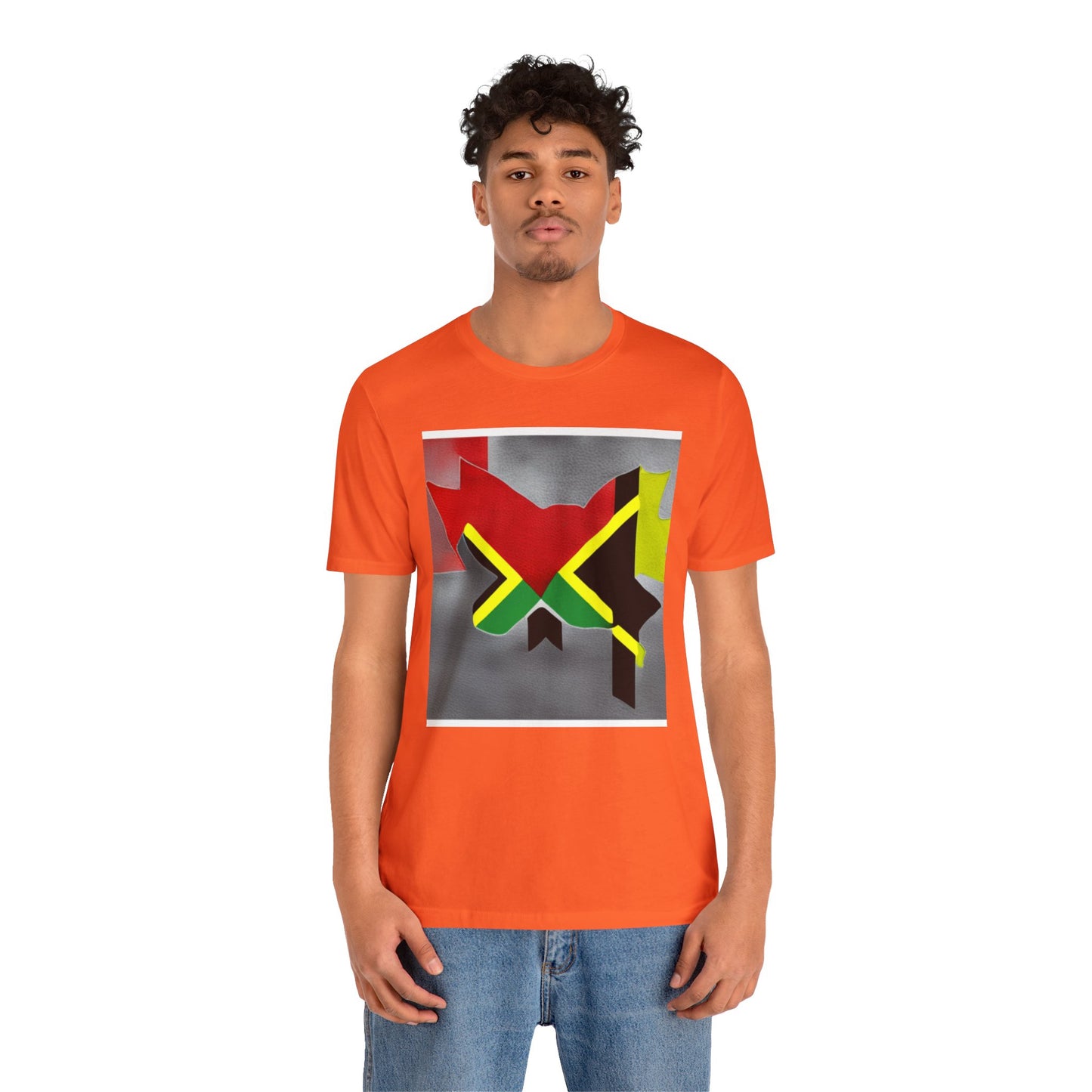 Camiseta de manga corta unisex Jersey para jamaicanos-canadienses