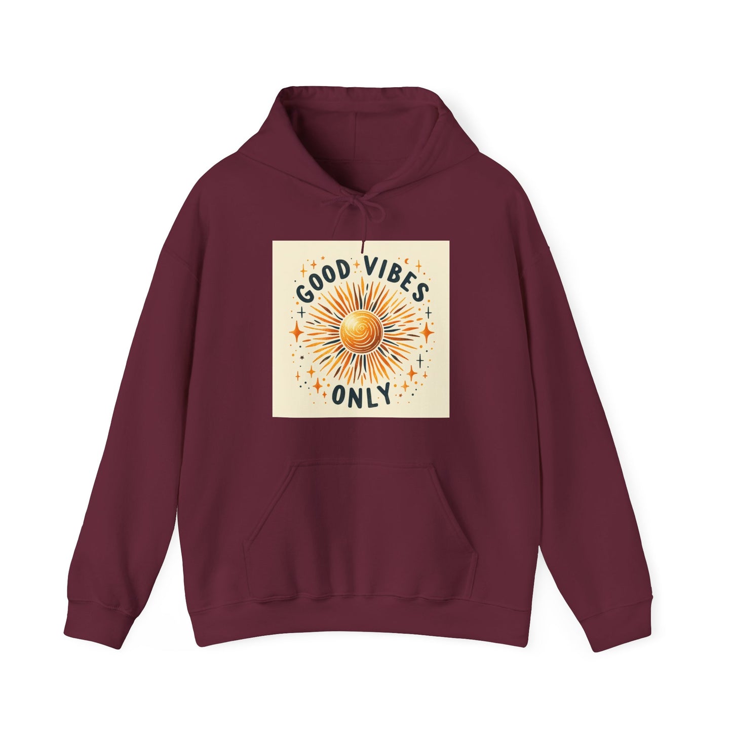 Sun Graphic Good Vibes Hoodie