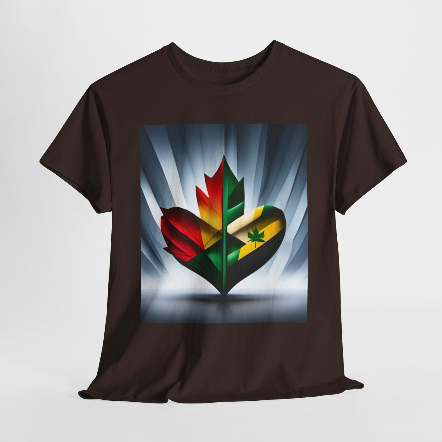 ¡Representa tu herencia con comodidad! 🇯🇲 Camiseta unisex de algodón pesado