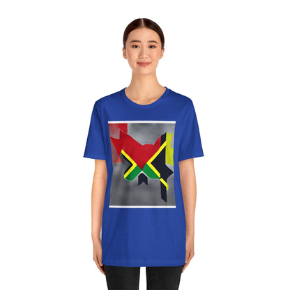 Camiseta de manga corta unisex Jersey para jamaicanos-canadienses