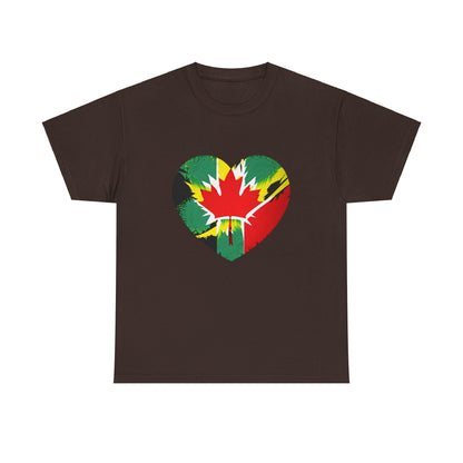 Jamaican-Canadian pride: Unisex Heavy Cotton Tee