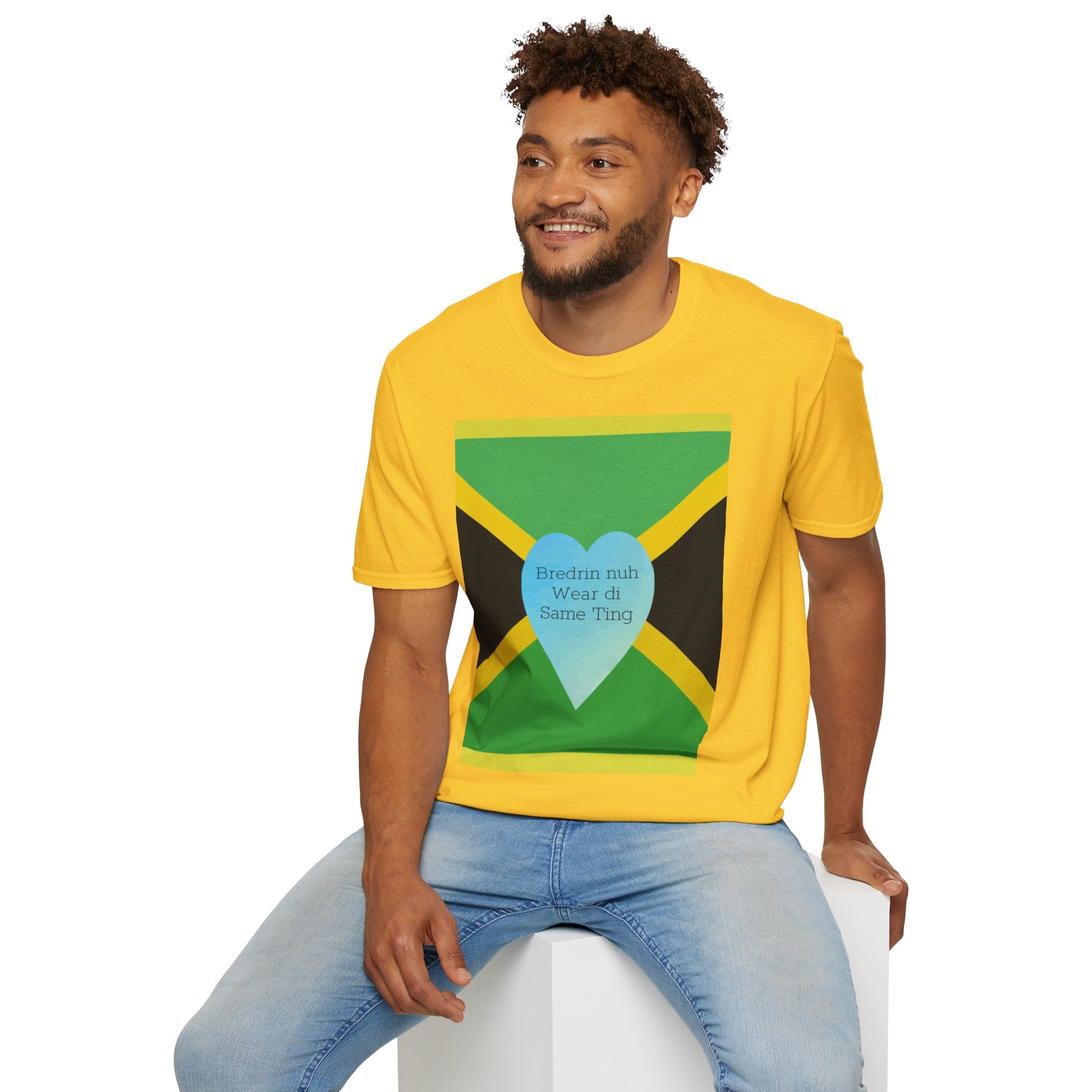 Bredrin nuh Wear di Same Ting Camiseta unisex de estilo suave