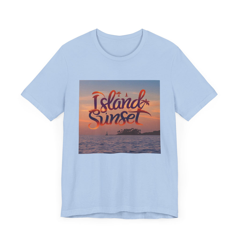 Islands sunset Unisex Jersey Short Sleeve Tee