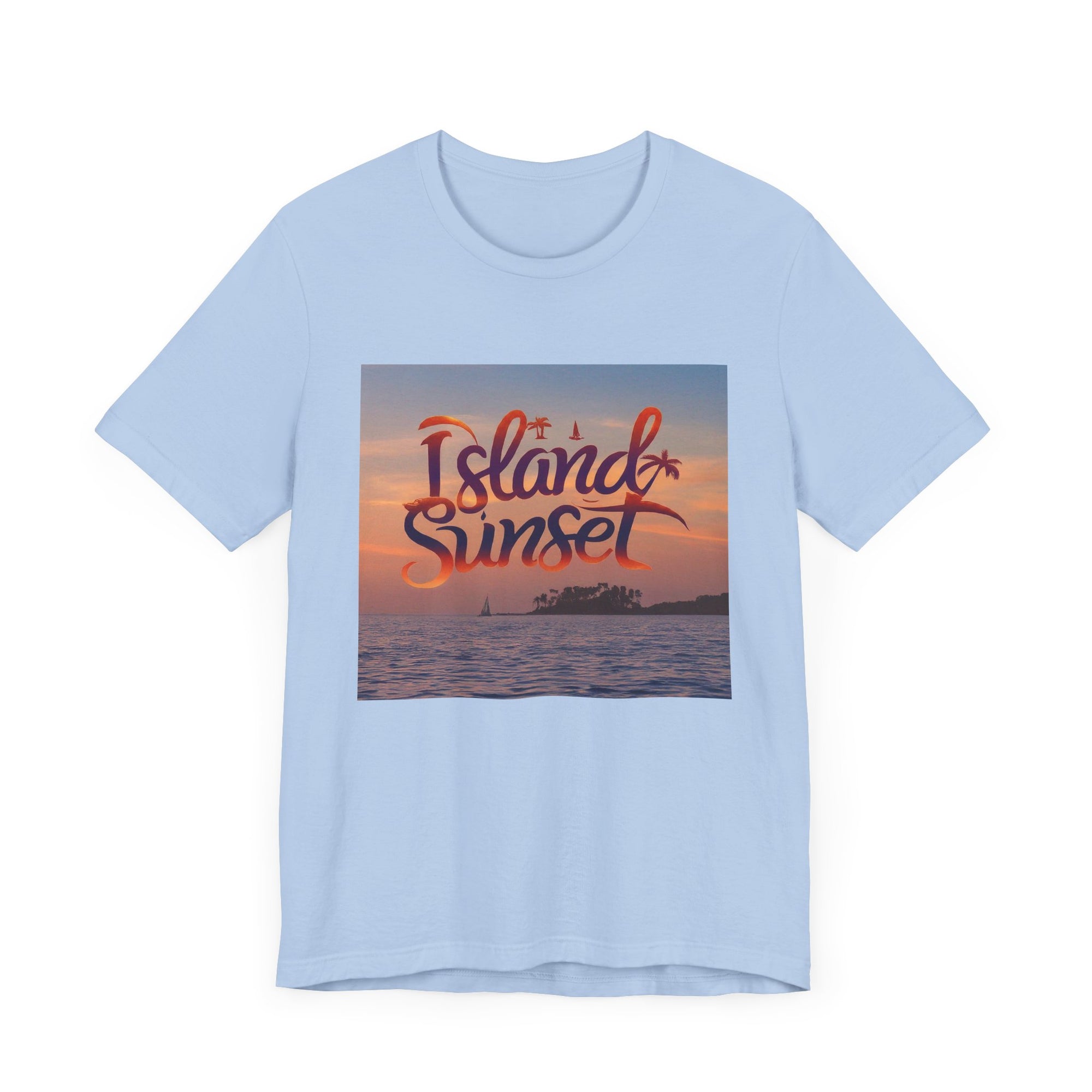 Islands sunset Unisex Jersey Short Sleeve Tee