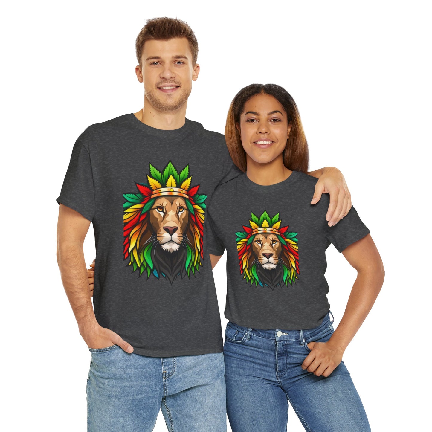 Camiseta Reggae Unisex de algodón pesado 