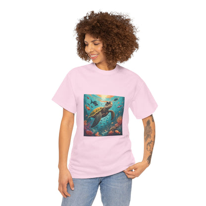 Camiseta con gráfico de tortuga Reef Rider