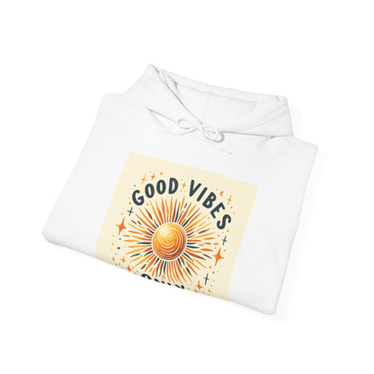 Sun Graphic Good Vibes Hoodie