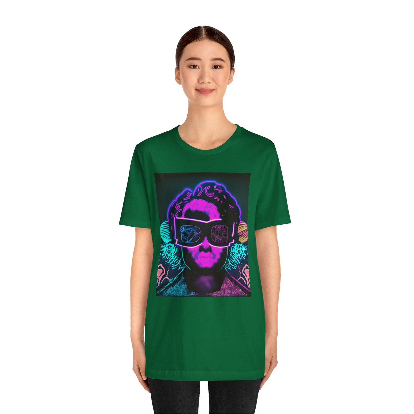 Glow-in-the-Dark Unisex Jersey Short Sleeve Tee