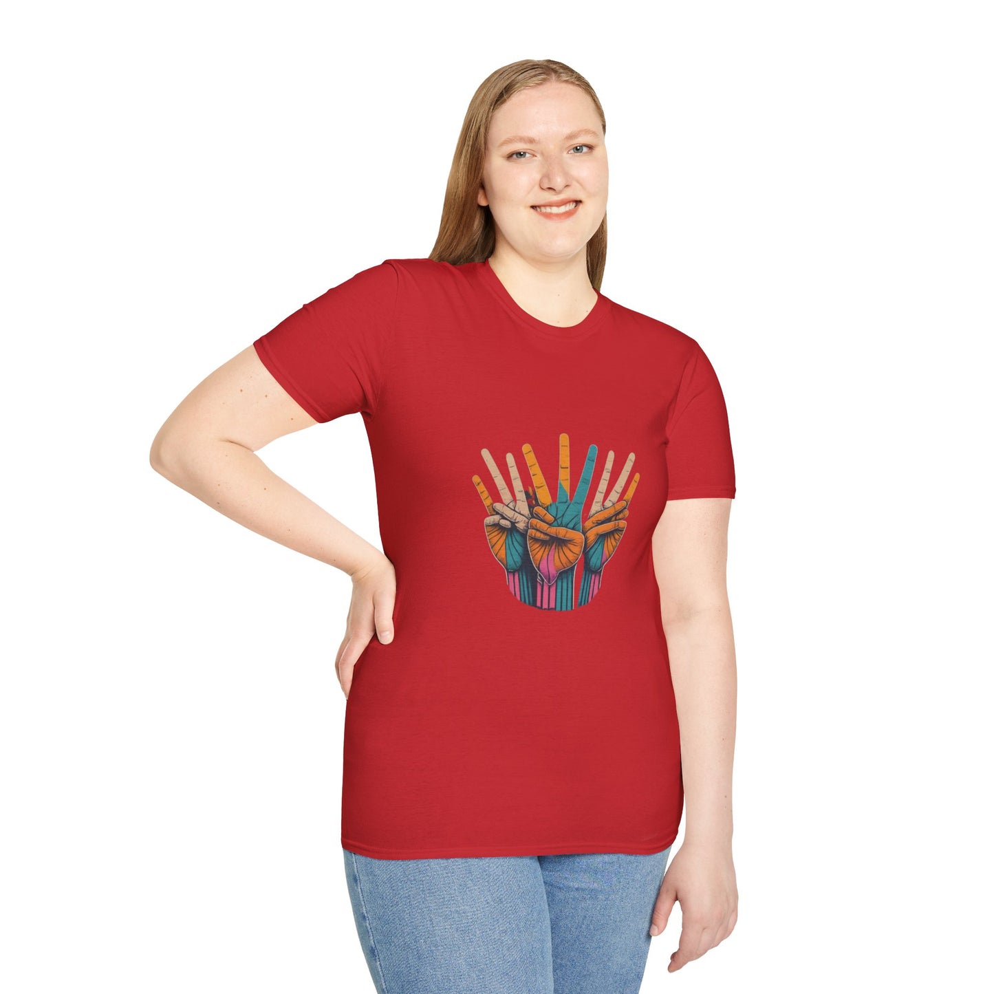 Finger Fun Unisex Softstyle T-Shirt