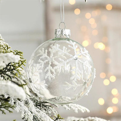 Transparent Christmas Decoration Hanging Ball Pendant