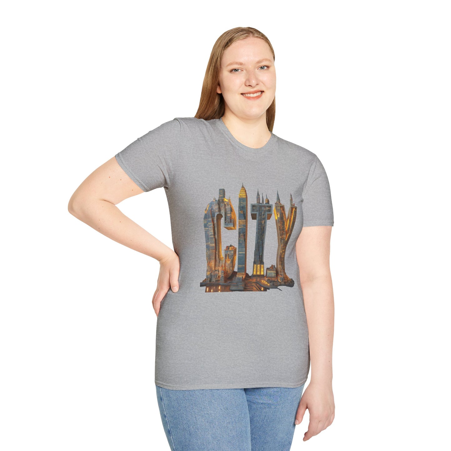 Unisex city t shirt  Softstyle tee