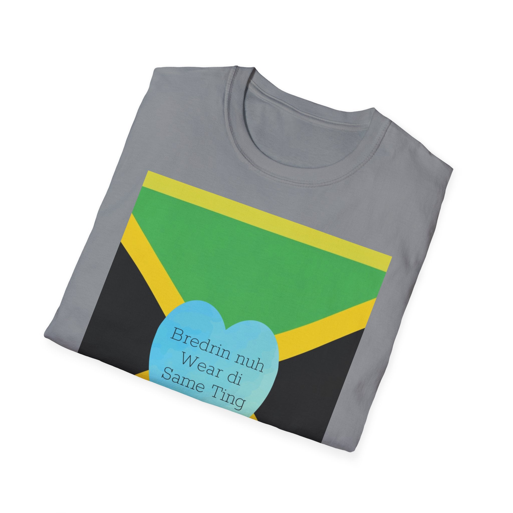 Bredrin nuh Wear di Same Ting Camiseta unisex de estilo suave