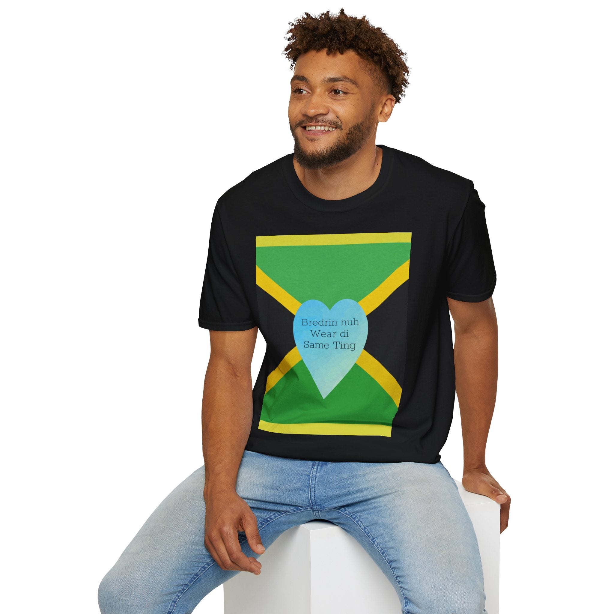 Bredrin nuh Wear di Same Ting Camiseta unisex de estilo suave