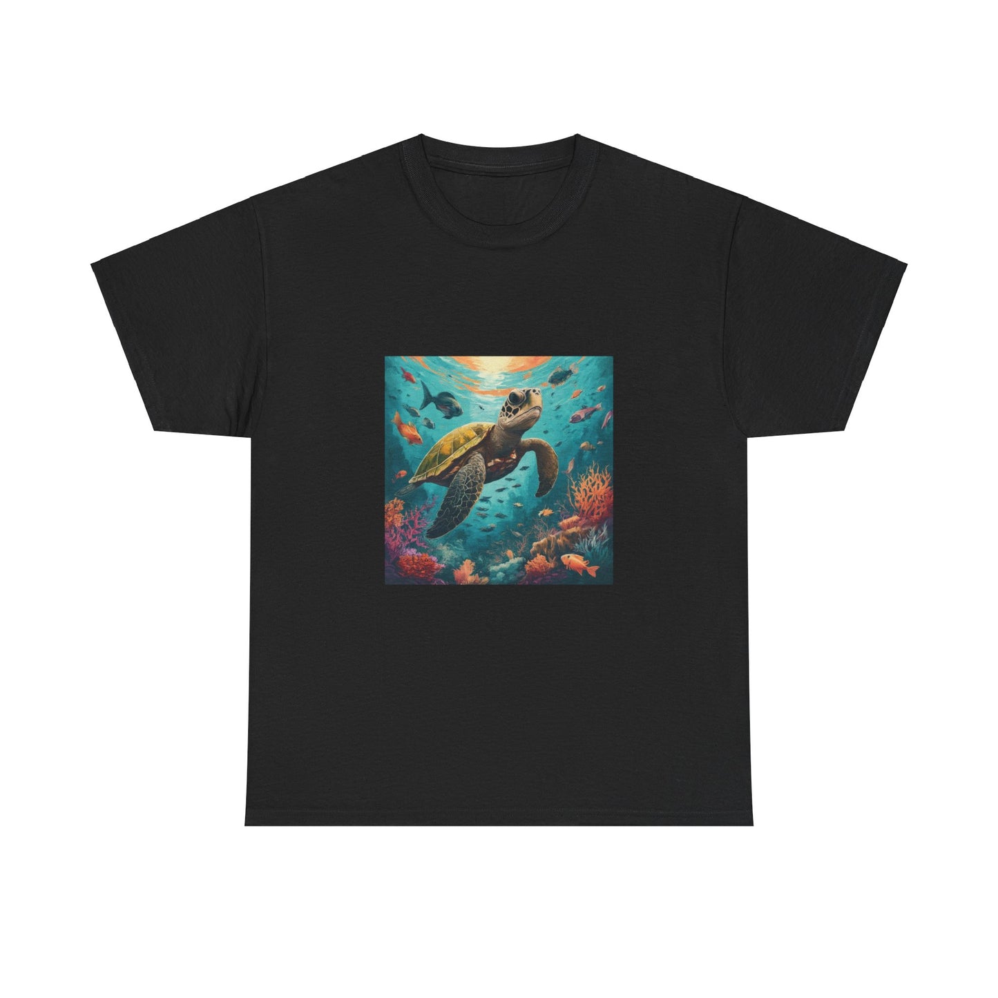 Camiseta con gráfico de tortuga Reef Rider