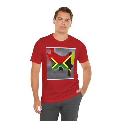 Camiseta de manga corta unisex Jersey para jamaicanos-canadienses