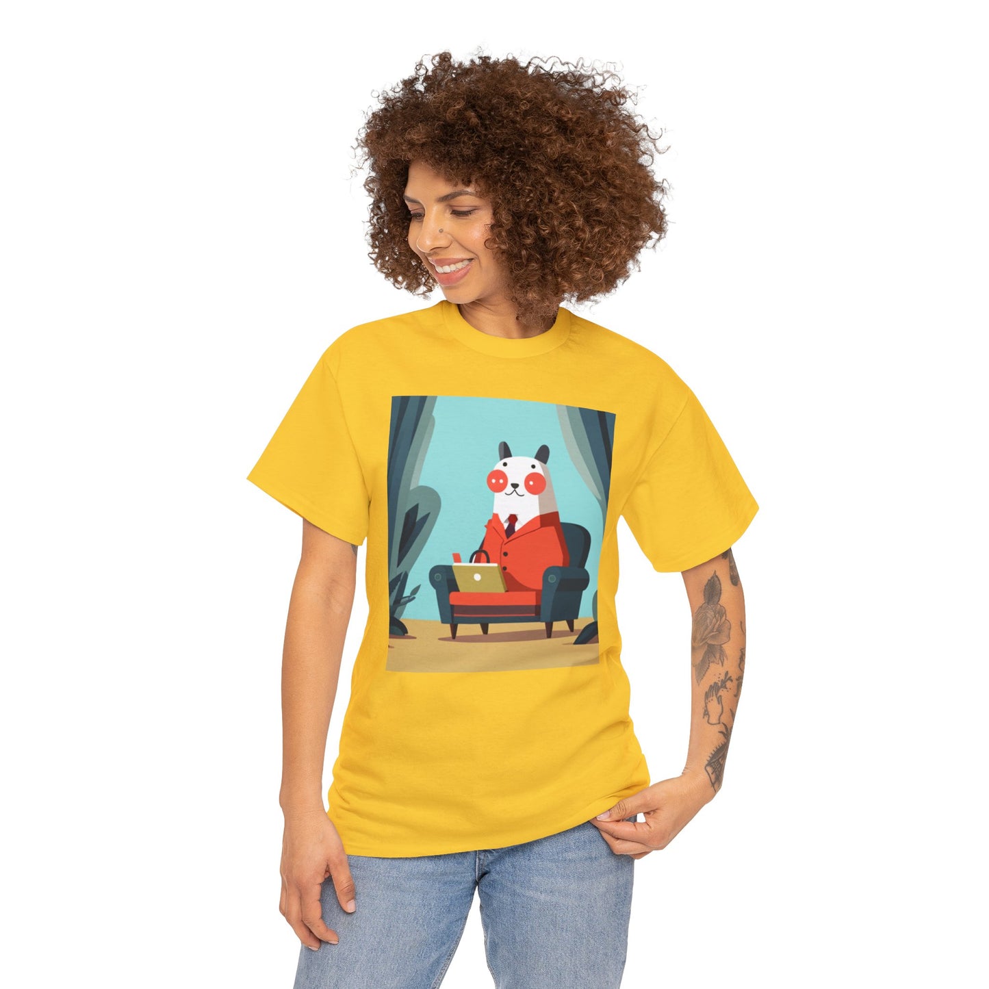 Camiseta unisex de algodón pesado