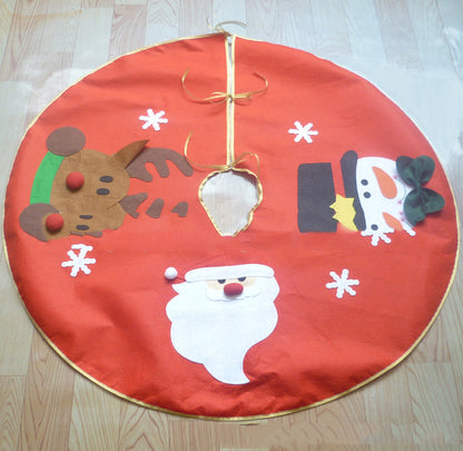 Christmas Tree Skirt High Grade Hotel Christmas Decoration Tree Skirt Layout