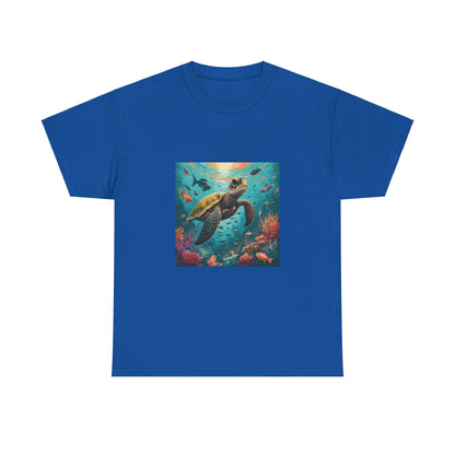 Camiseta con gráfico de tortuga Reef Rider