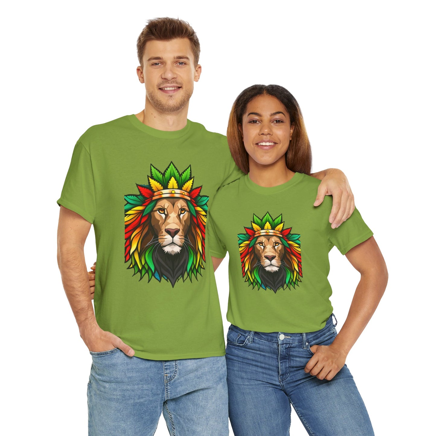 Camiseta Reggae Unisex de algodón pesado 