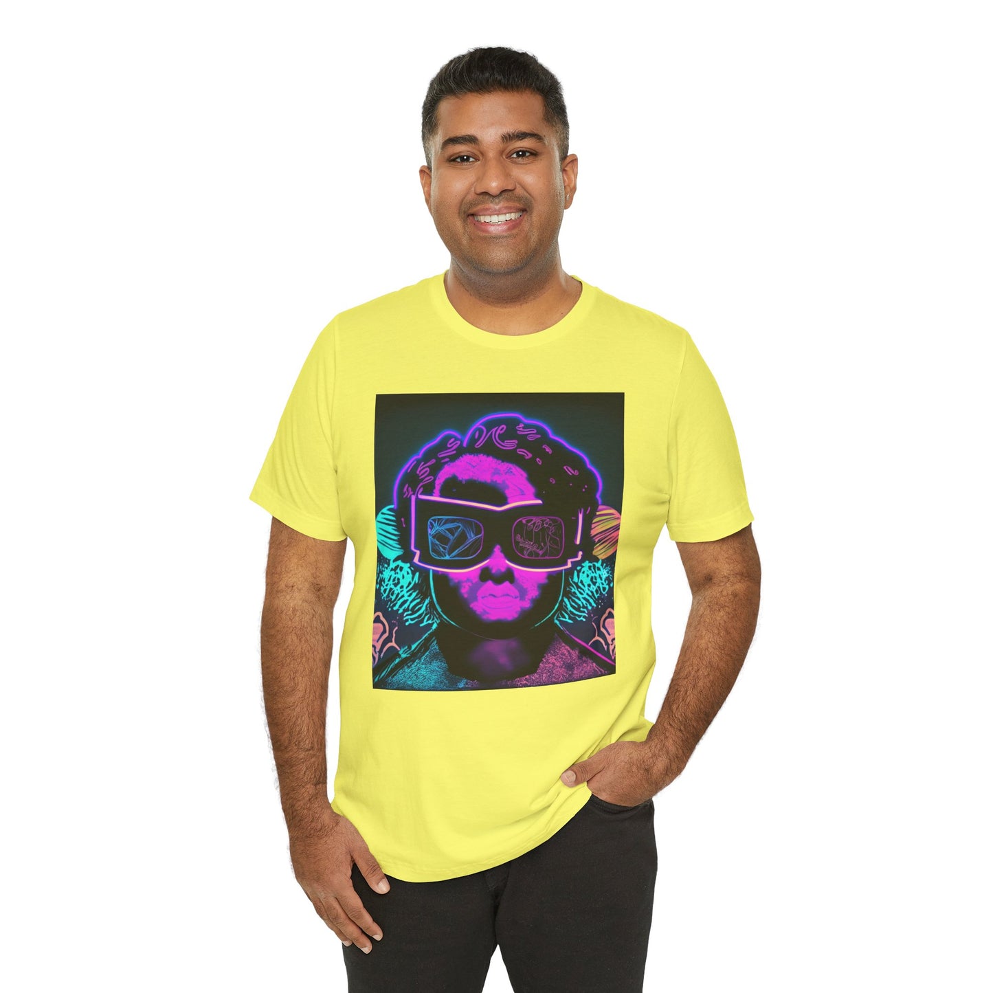 Glow-in-the-Dark Unisex Jersey Short Sleeve Tee