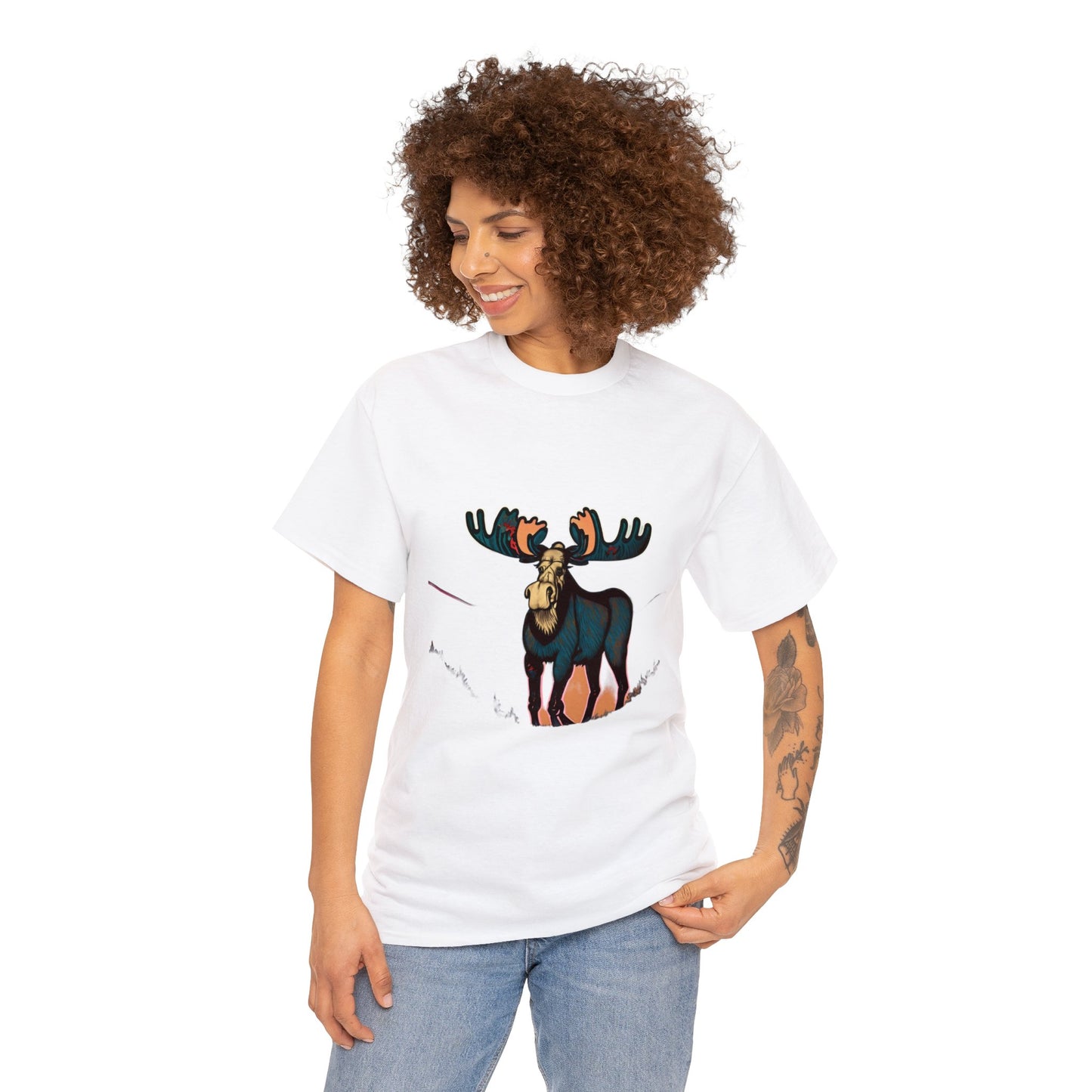 Camiseta unisex de algodón pesado