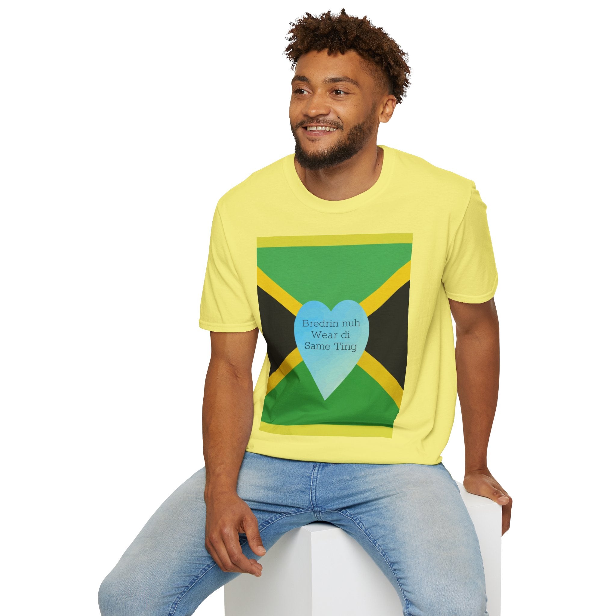 Bredrin nuh Wear di Same Ting Camiseta unisex de estilo suave