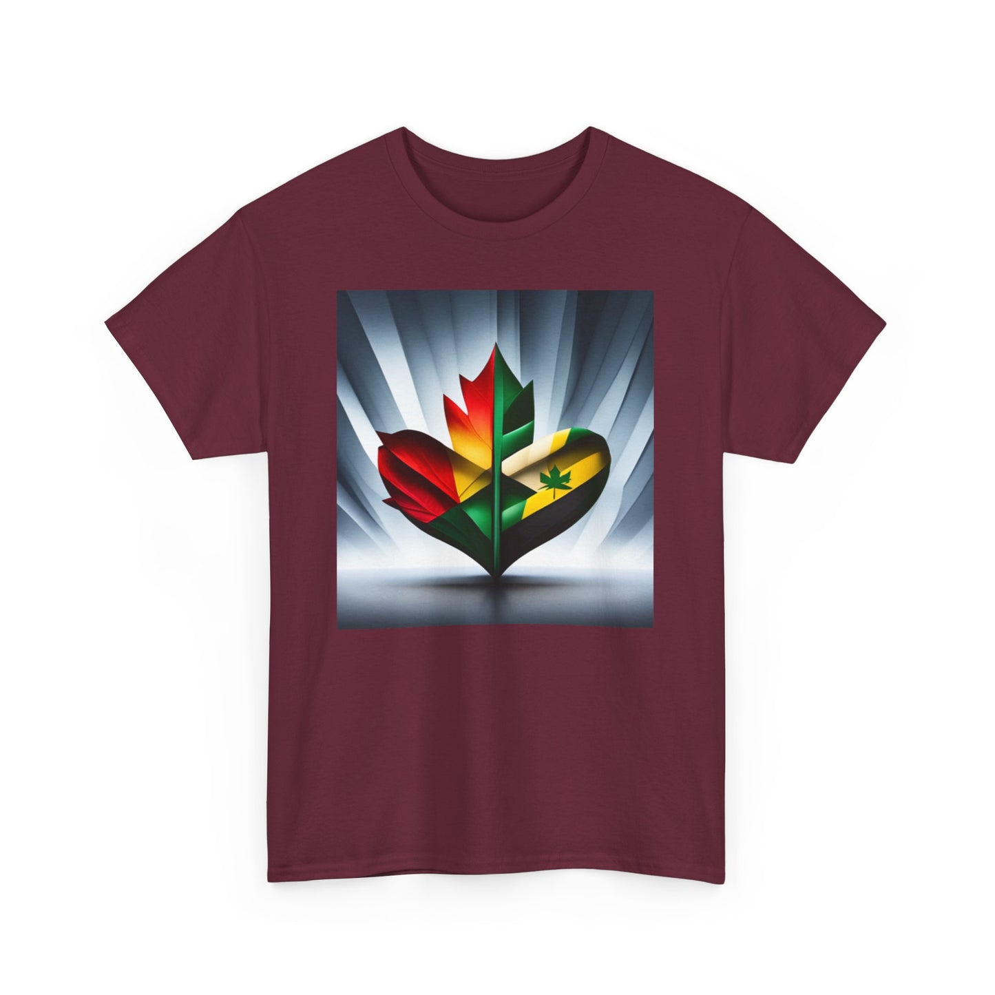 ¡Representa tu herencia con comodidad! 🇯🇲 Camiseta unisex de algodón pesado