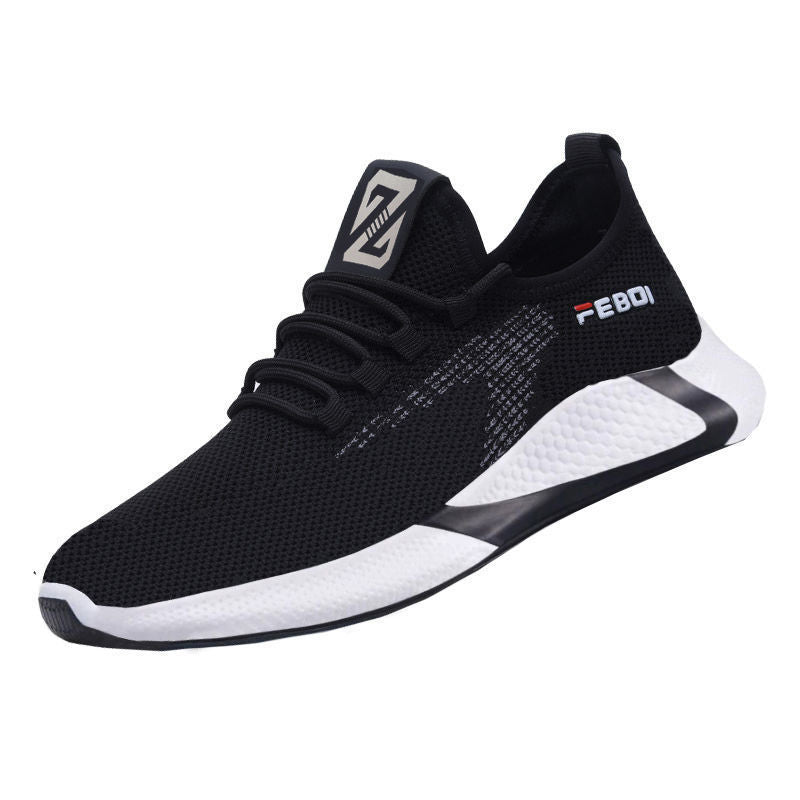 Men's Breathable Casual Shoes Plus Velvet Autumn Winter Sports Sneakers