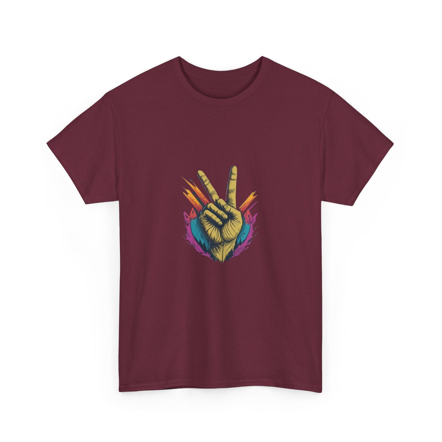 two fingers Unisex Heavy Cotton Tee