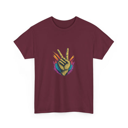 two fingers Unisex Heavy Cotton Tee