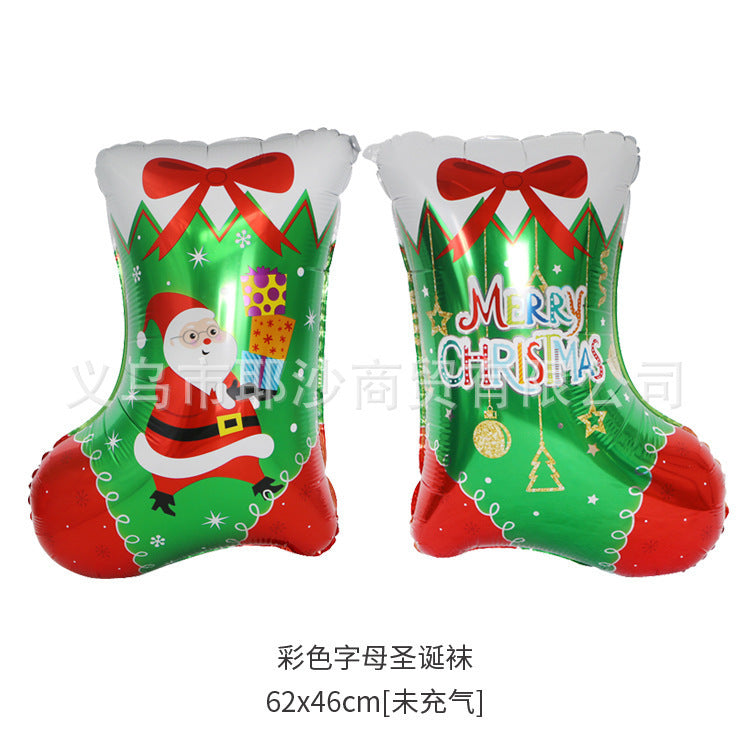 Christmas decoration aluminum film balloon