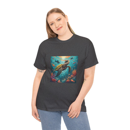 Camiseta con gráfico de tortuga Reef Rider