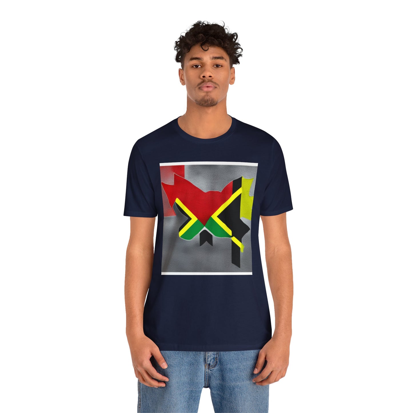 Camiseta de manga corta unisex Jersey para jamaicanos-canadienses