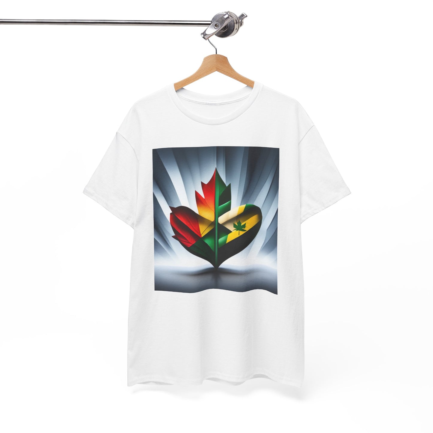 ¡Representa tu herencia con comodidad! 🇯🇲 Camiseta unisex de algodón pesado