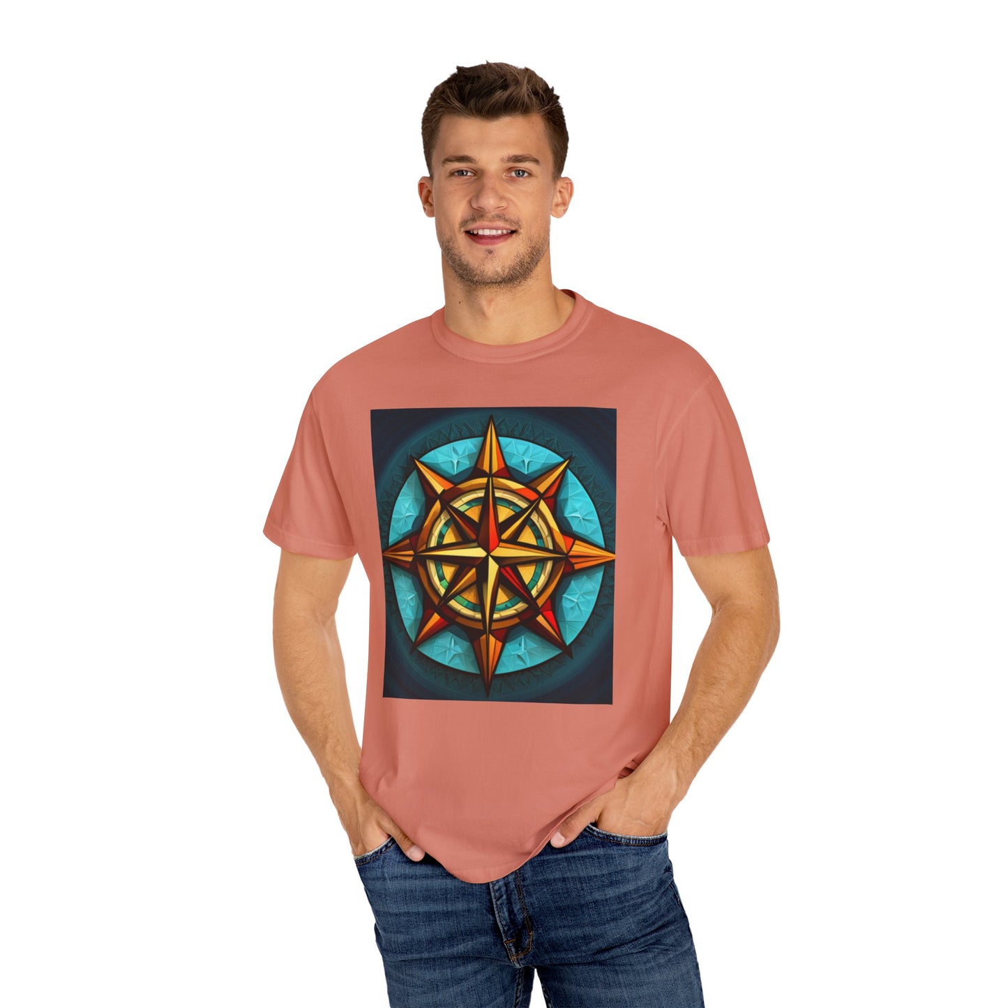 Calypso Compass Unisex Garment-Dyed T-shirt