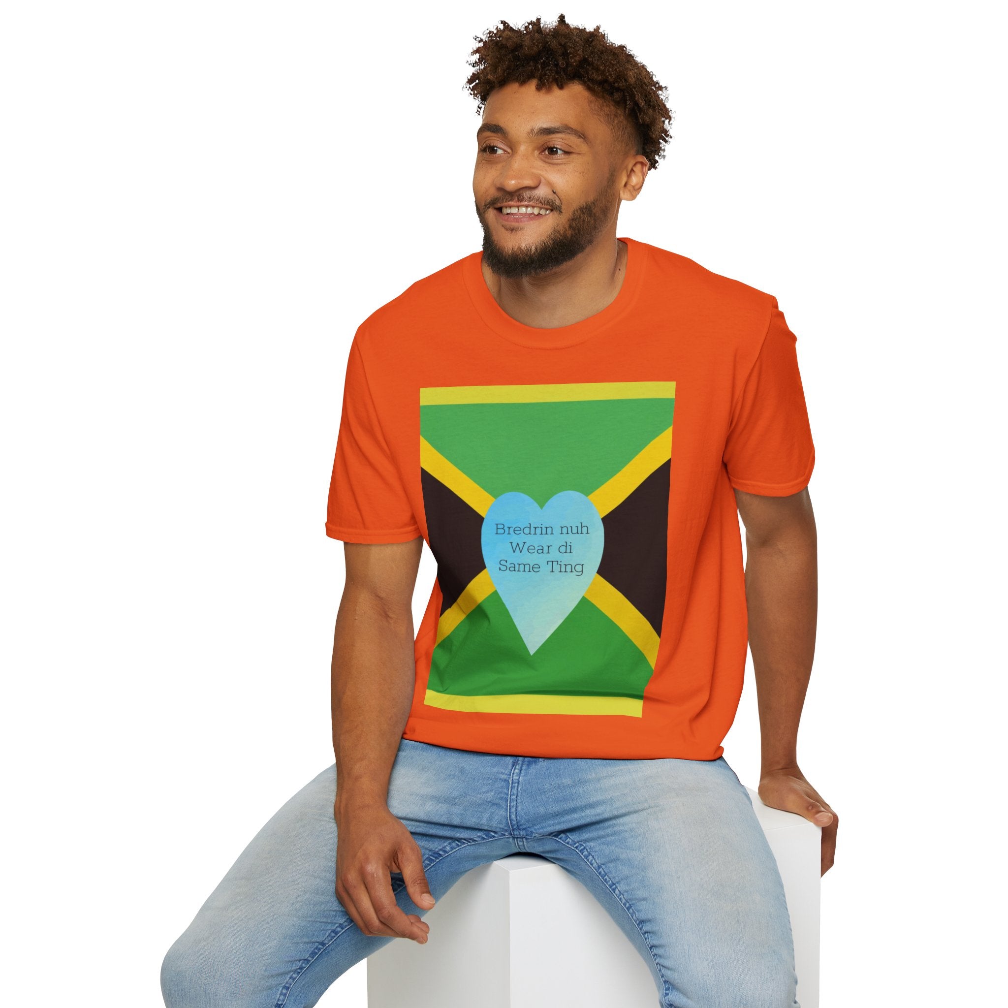 Bredrin nuh Wear di Same Ting Camiseta unisex de estilo suave